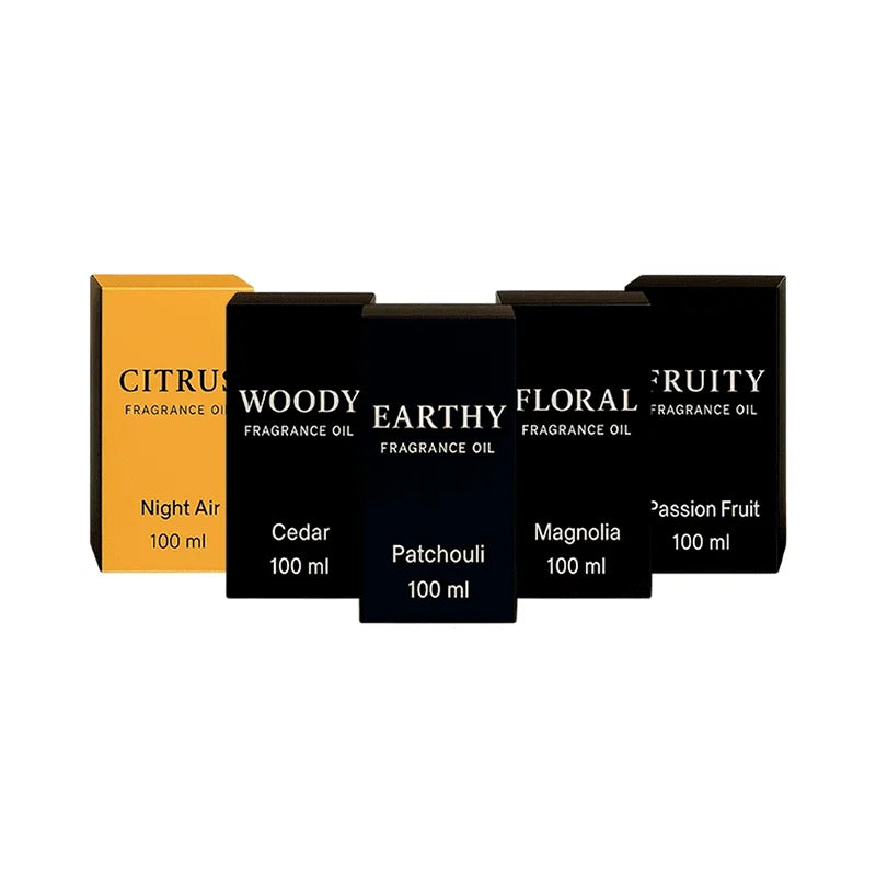 5×100 ml Woody & Fresh Fragrance Set