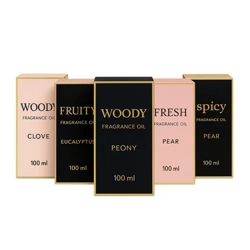 5×100 ml Floral & Amber Fragrance Set